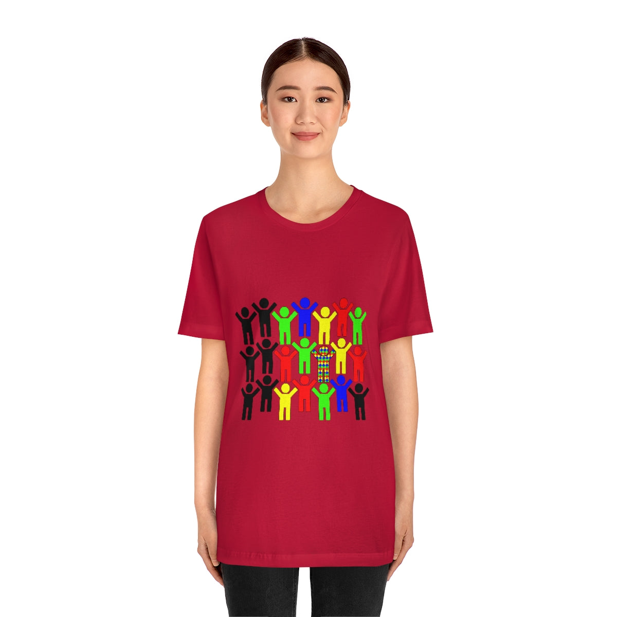 Unisex Jersey Short Sleeve Tee "Change the World by changing yourself"