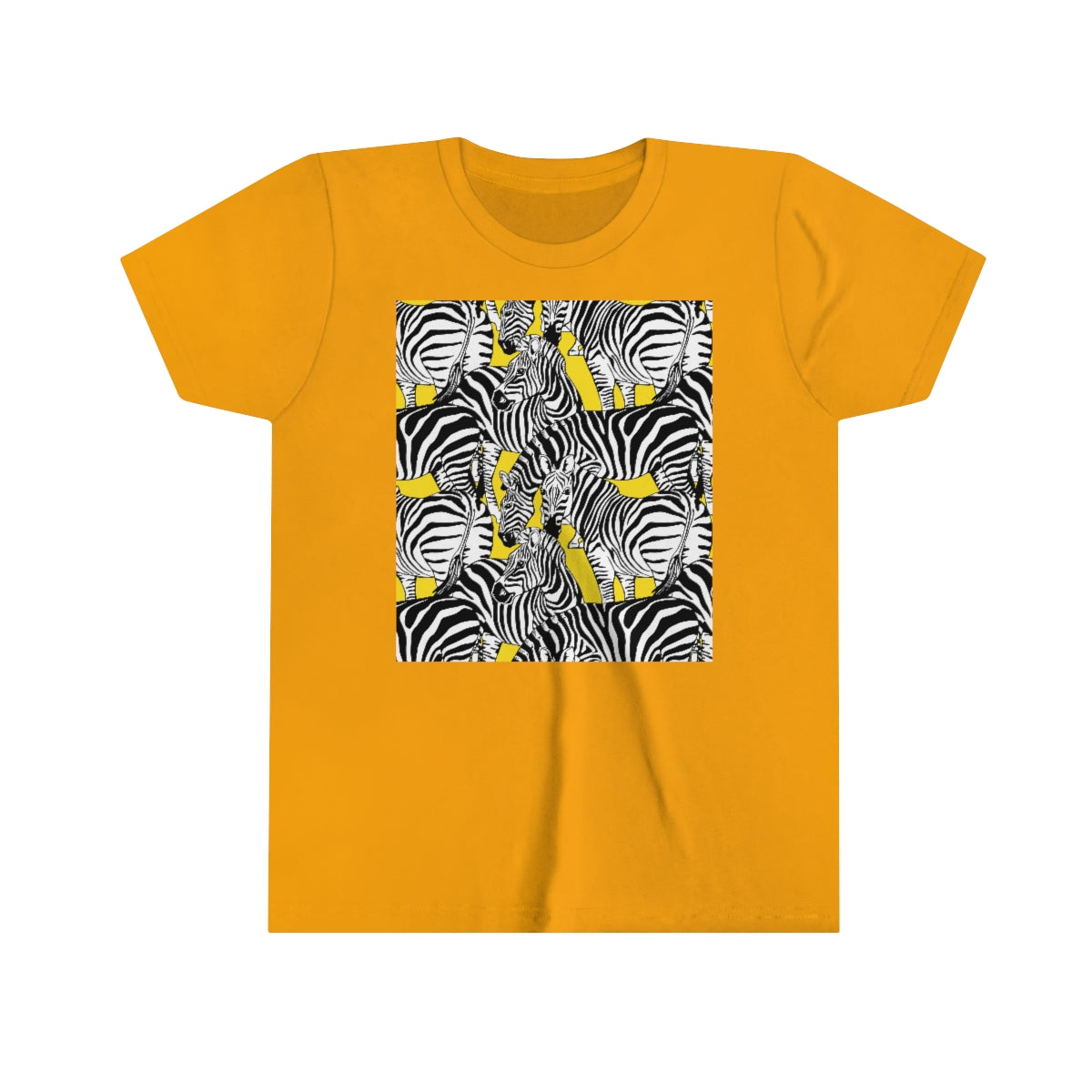 Youth Short Sleeve Tee "Colorful zebras"