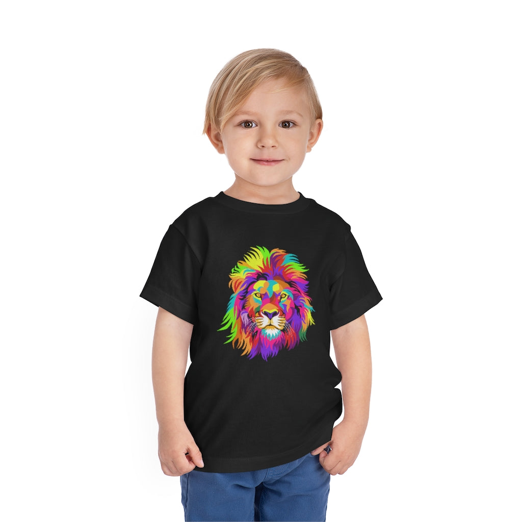 Kids Short Sleeve Tee "Colourful Lion"