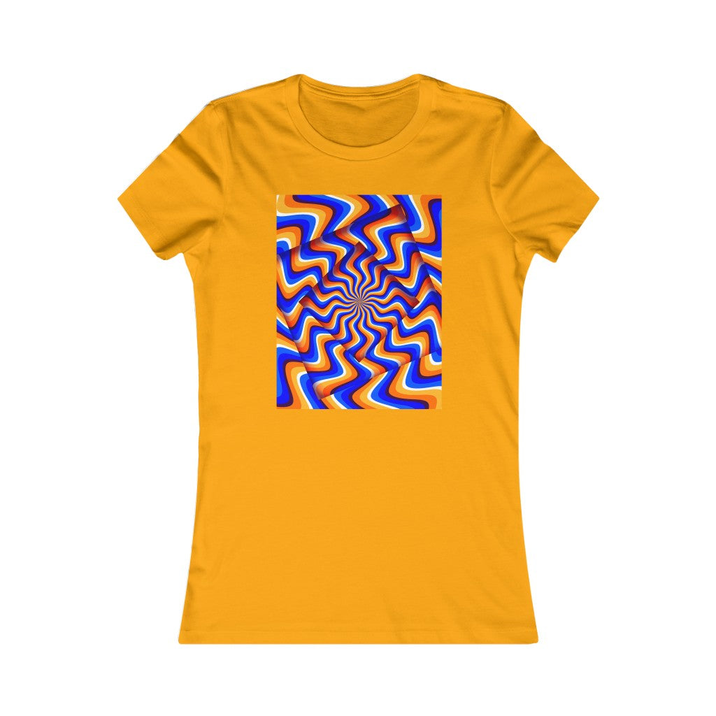 Women's Favorite Tee "Optical illusion Abstract turned frames"