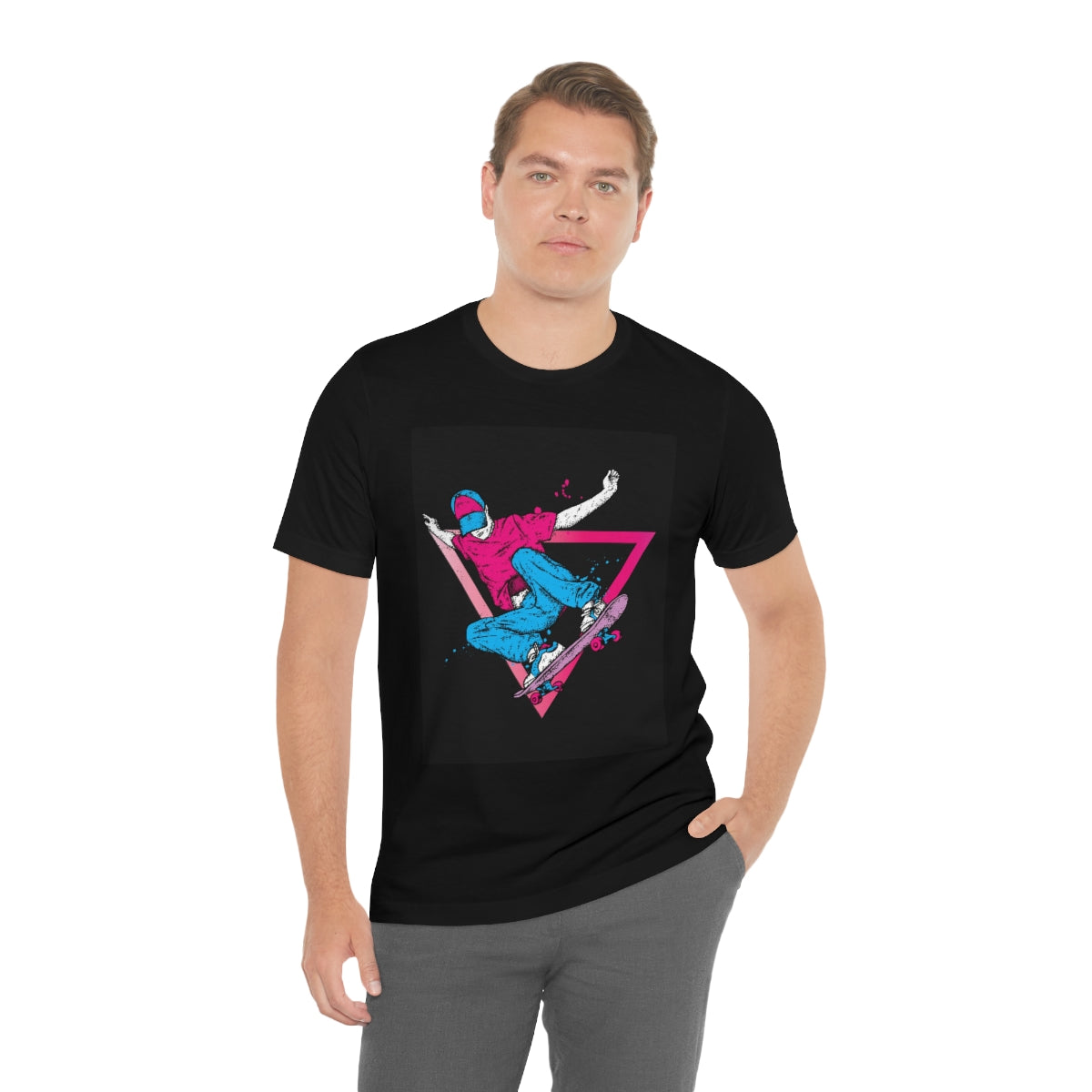 Unisex Jersey Short Sleeve Tee "Skateboarding"