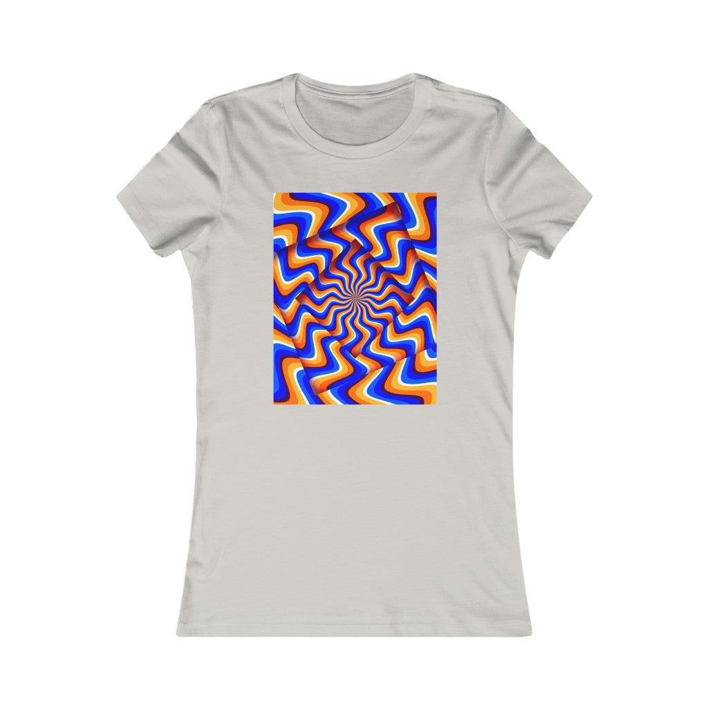 Women's Favorite Tee "Optical illusion Abstract turned frames"