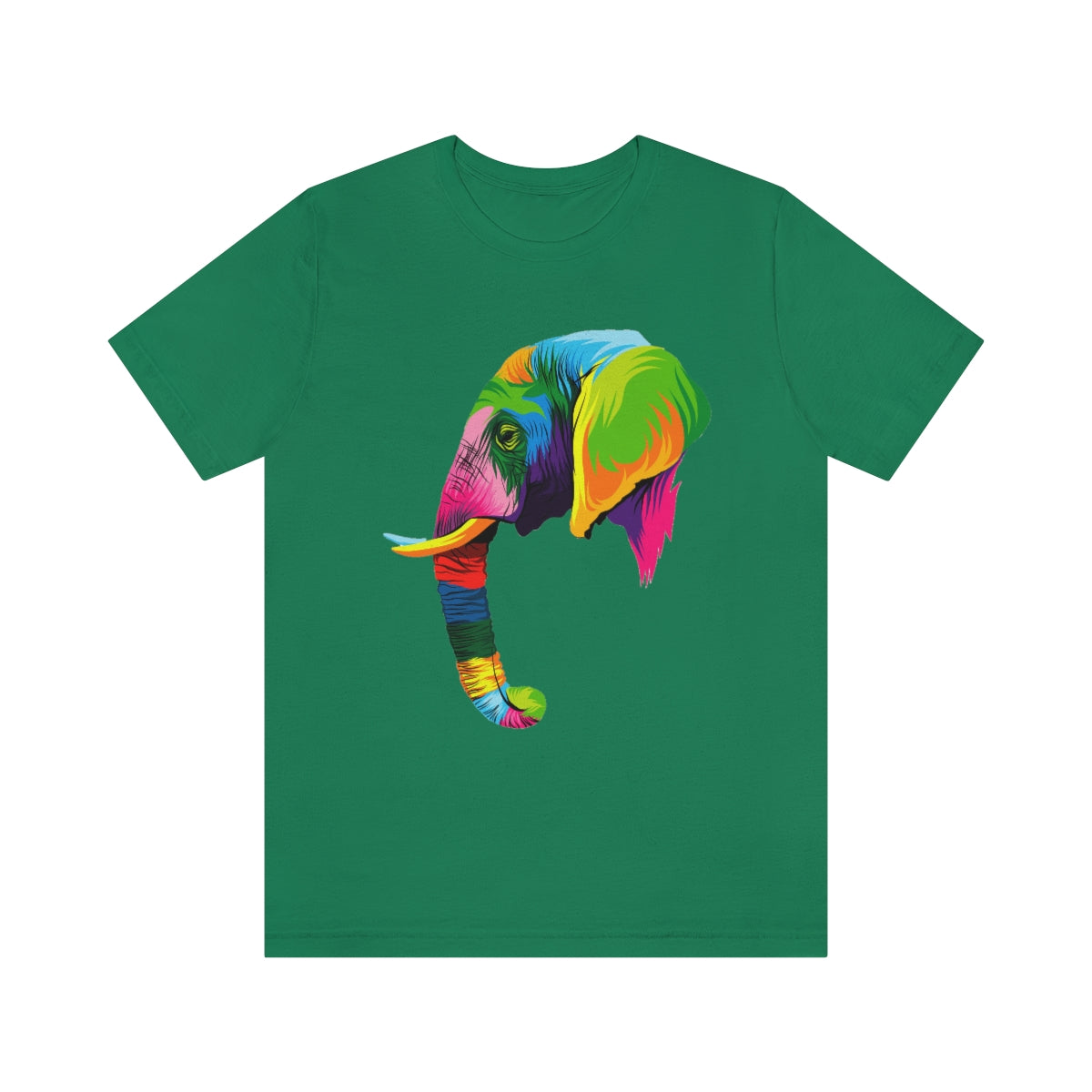Unisex Jersey Short Sleeve Tee "Abstract colorful elephant"