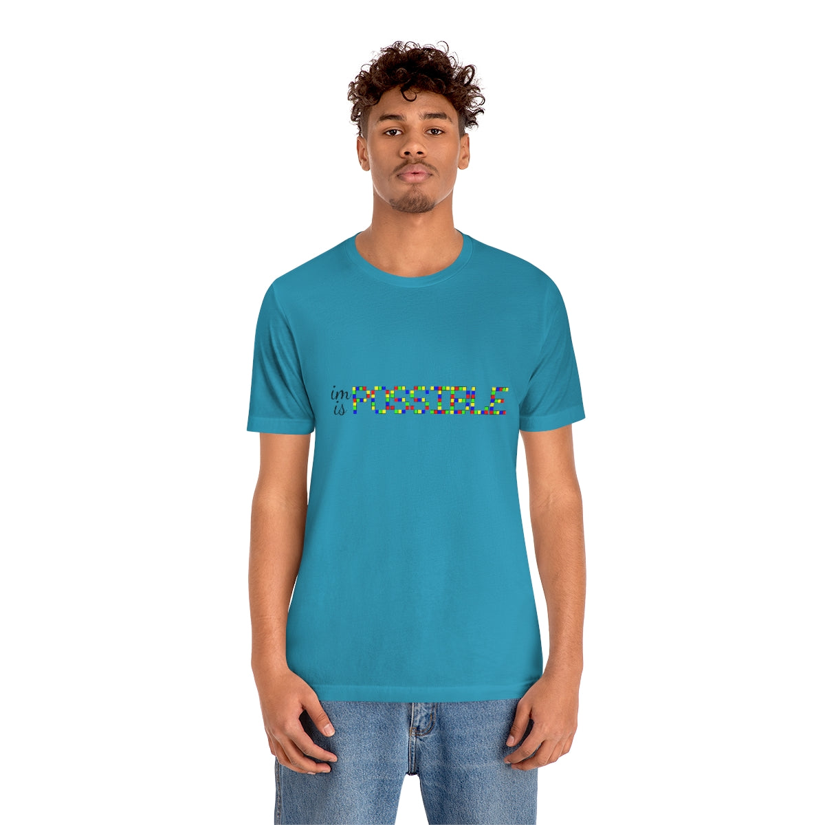Unisex Jersey Short Sleeve Tee "Impossible is possible"