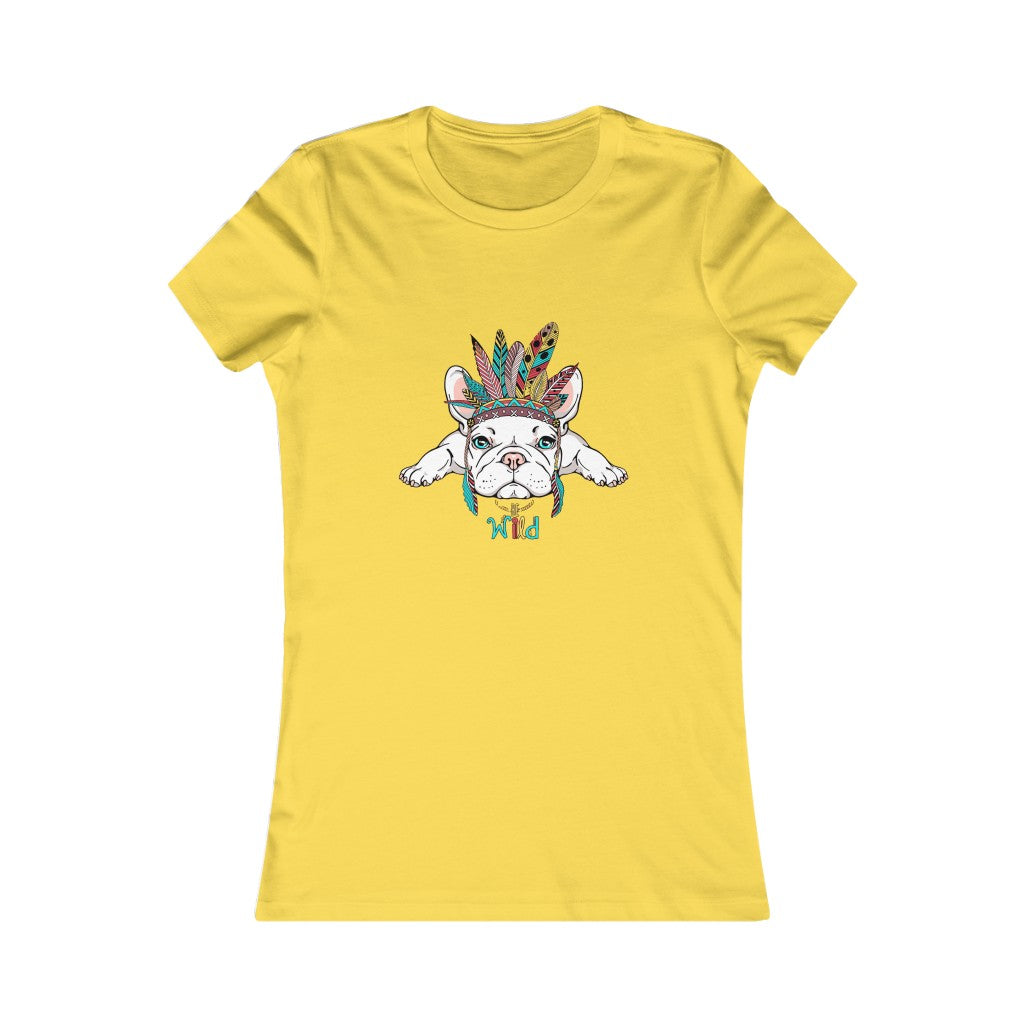 Women's Favorite Tee "French bulldog in Indian headdress"