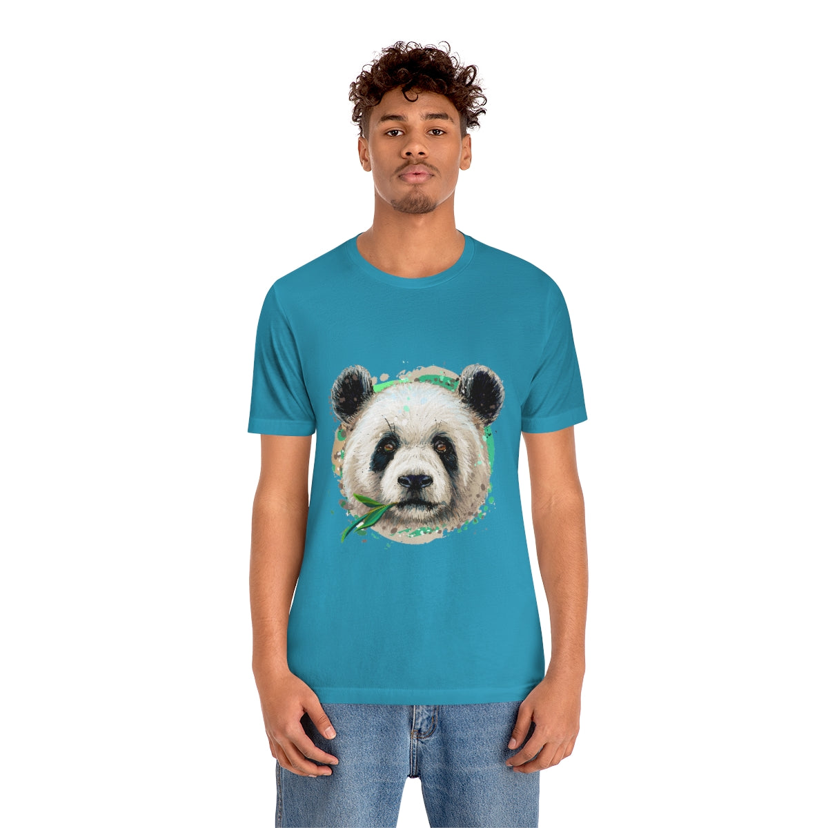 Unisex Jersey Short Sleeve Tee "Colorful panda"