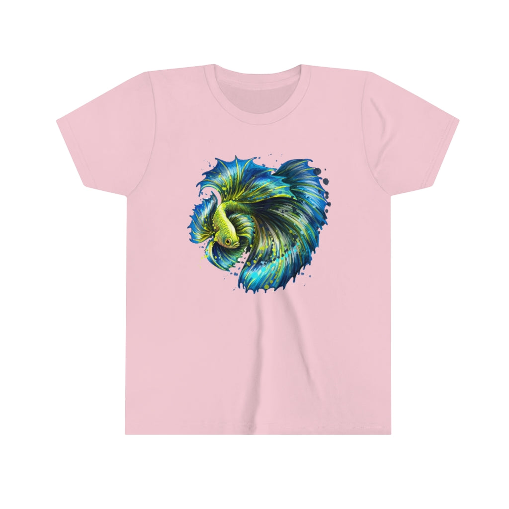 Youth Short Sleeve Tee "Colorful tropical fish"