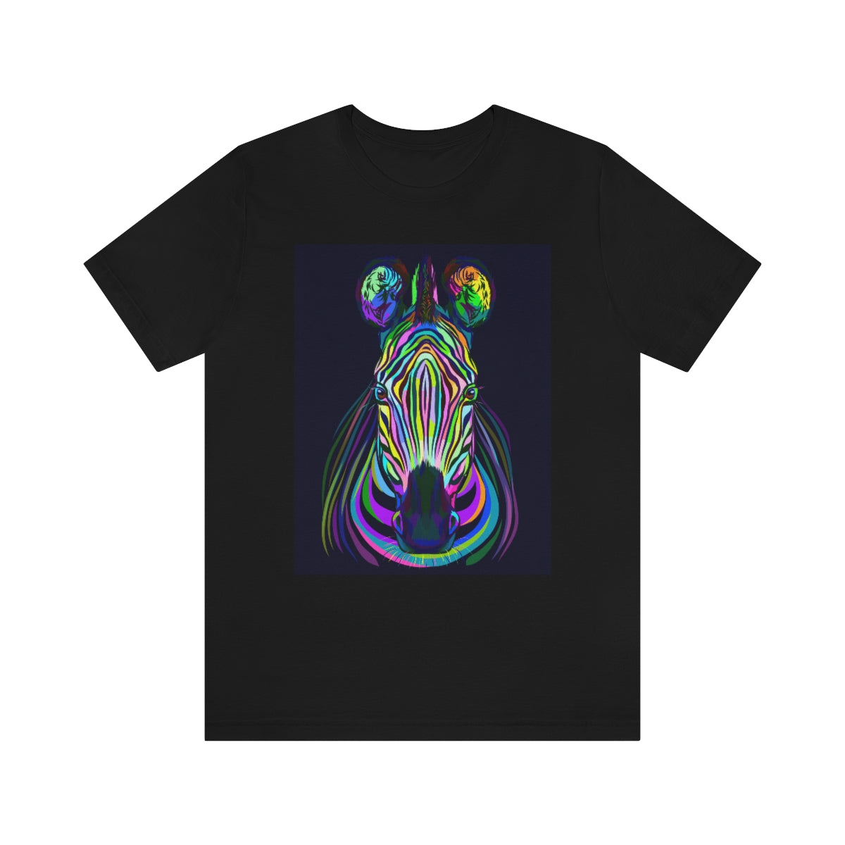 Unisex Jersey Short Sleeve Tee "Colorful zebra"
