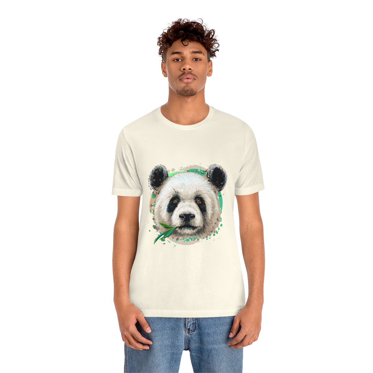 Unisex Jersey Short Sleeve Tee "Colorful panda"