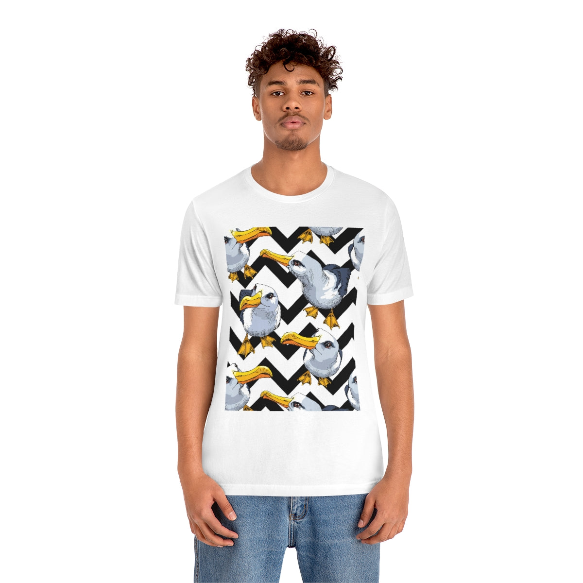 Unisex Jersey Short Sleeve Tee "Seagulls"