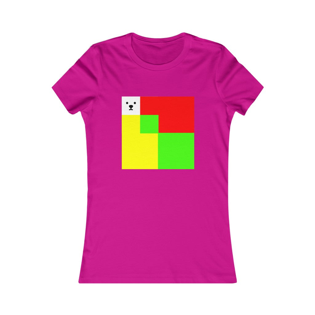 Women's Favorite Tee "CuBeArea abstract"