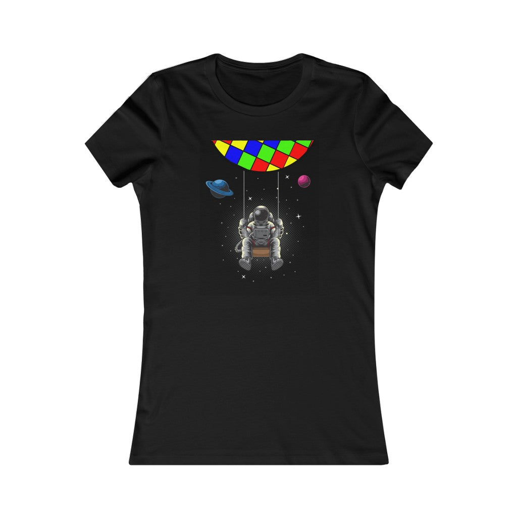 Women's Favorite Tee "Astronaut is swinging"