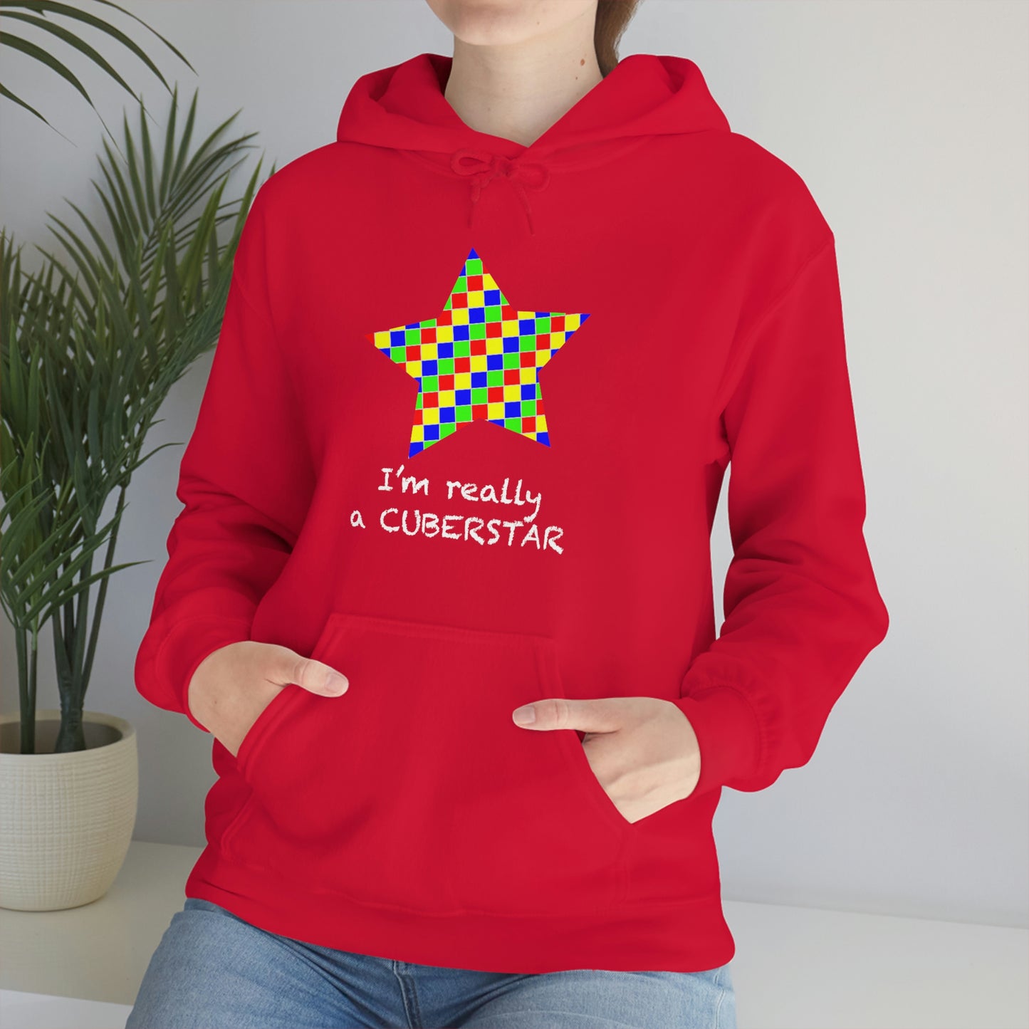 Unisex Heavy Blend™ Hooded Sweatshirt "I'm really a cuberstar"