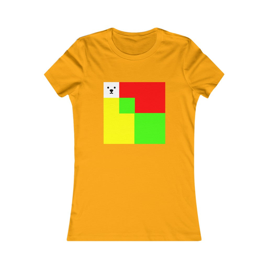 Women's Favorite Tee "CuBeArea abstract"