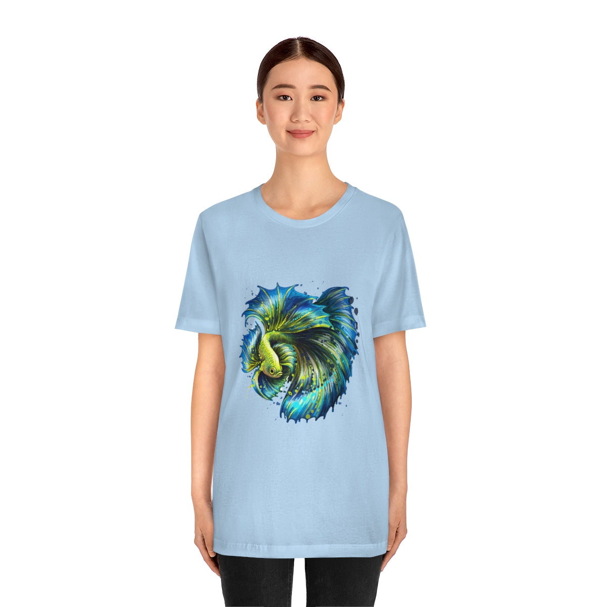 Unisex Jersey Short Sleeve Tee "Colorful tropical fish"