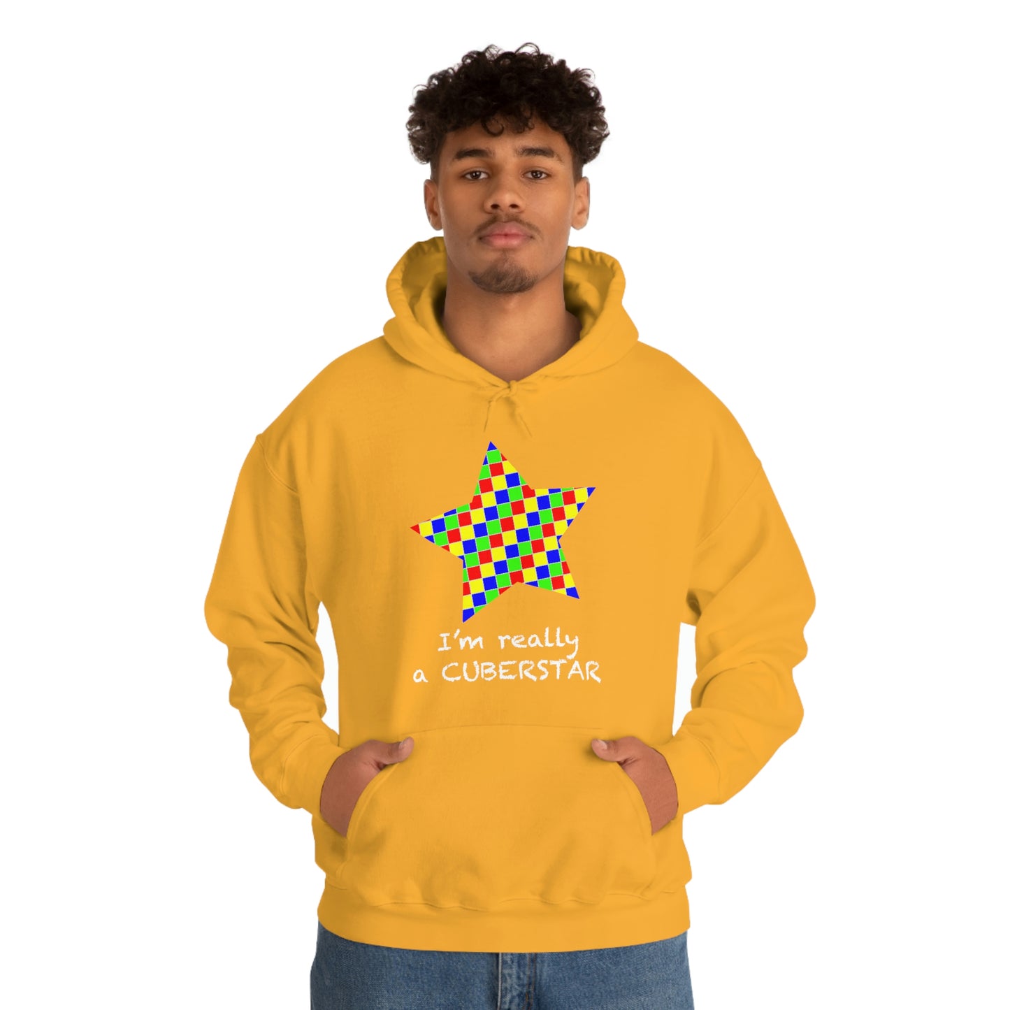 Unisex Heavy Blend™ Hooded Sweatshirt "I'm really a cuberstar"