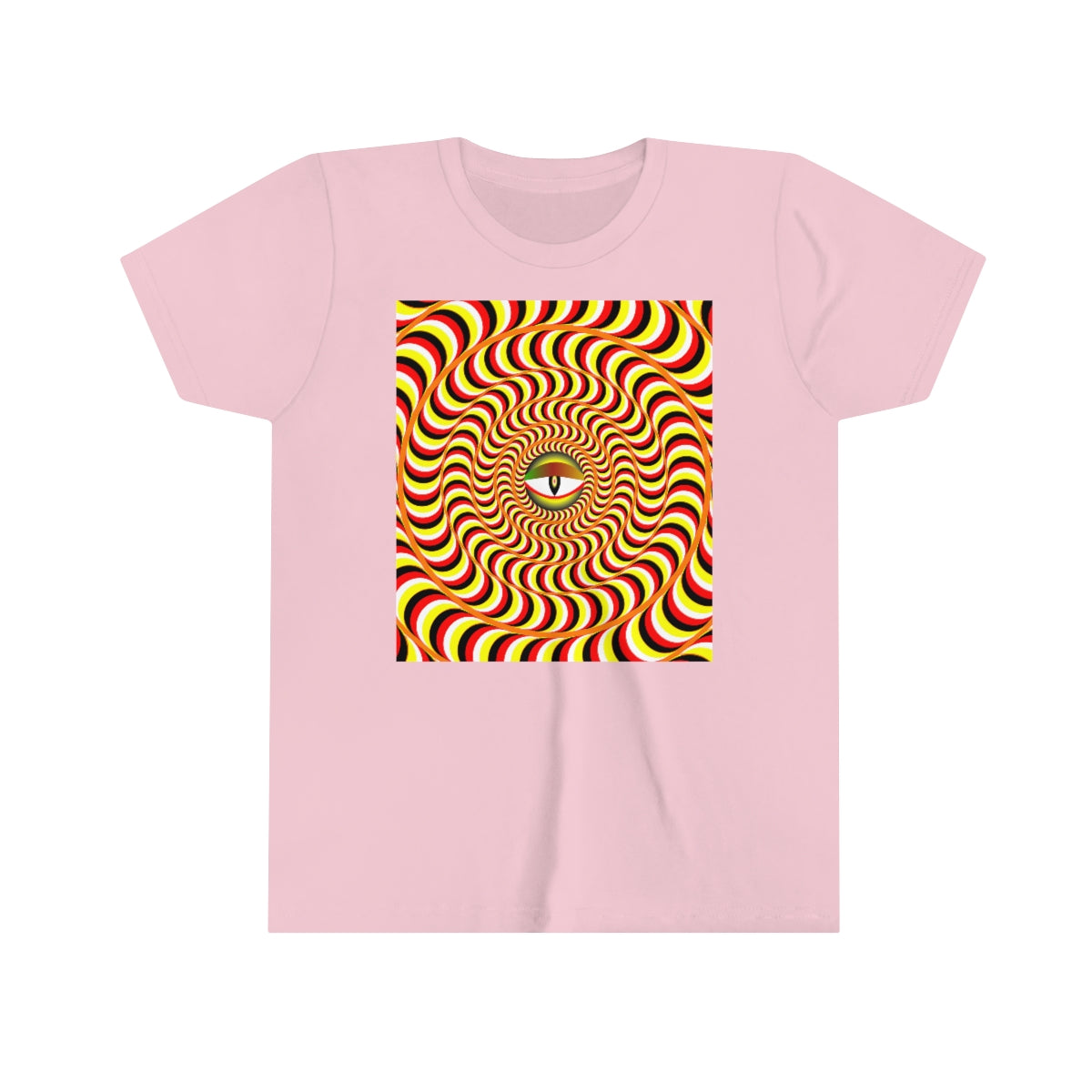 Youth Short Sleeve Tee "Optical illusion Snake Eye"