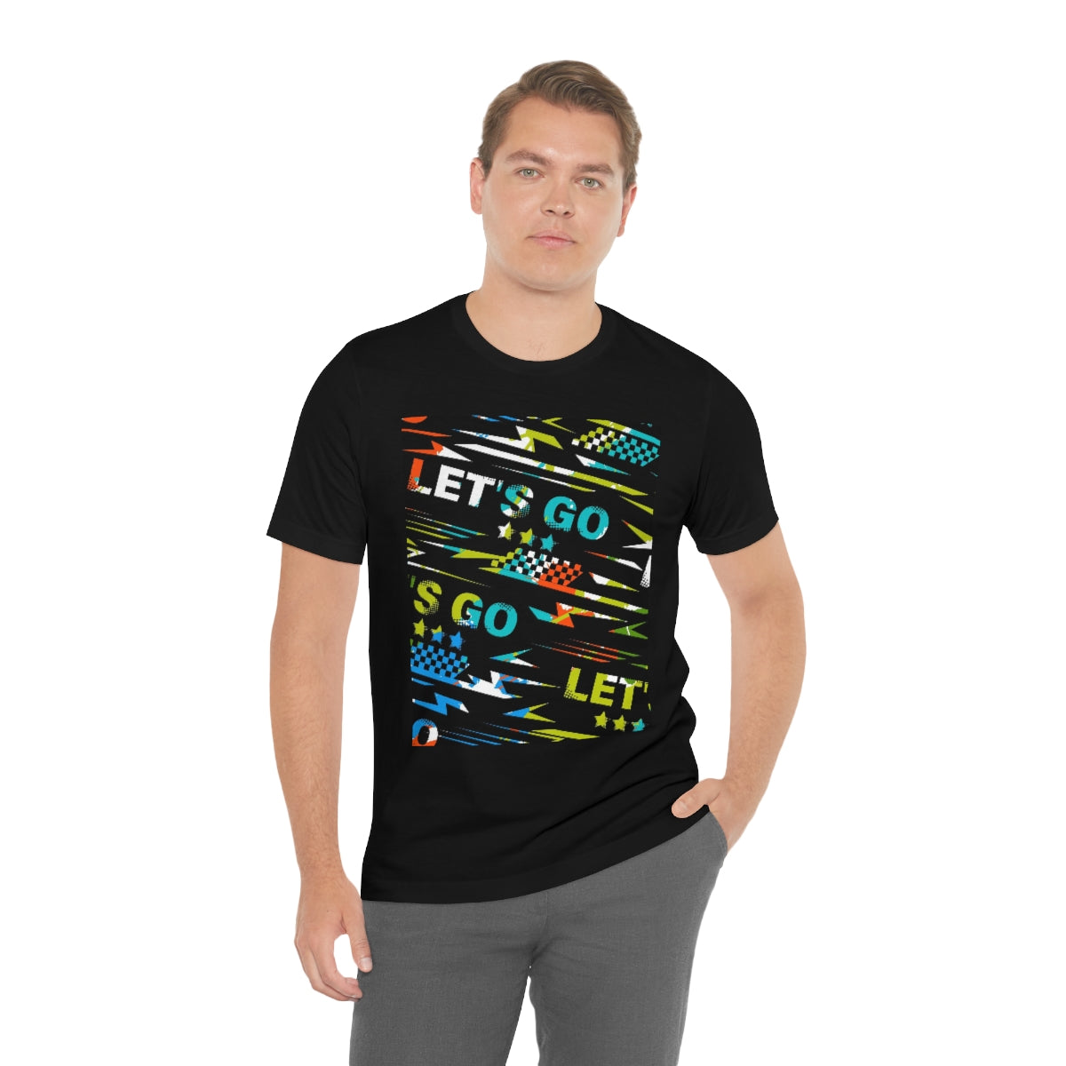 Unisex Jersey Short Sleeve Tee "Let's go"