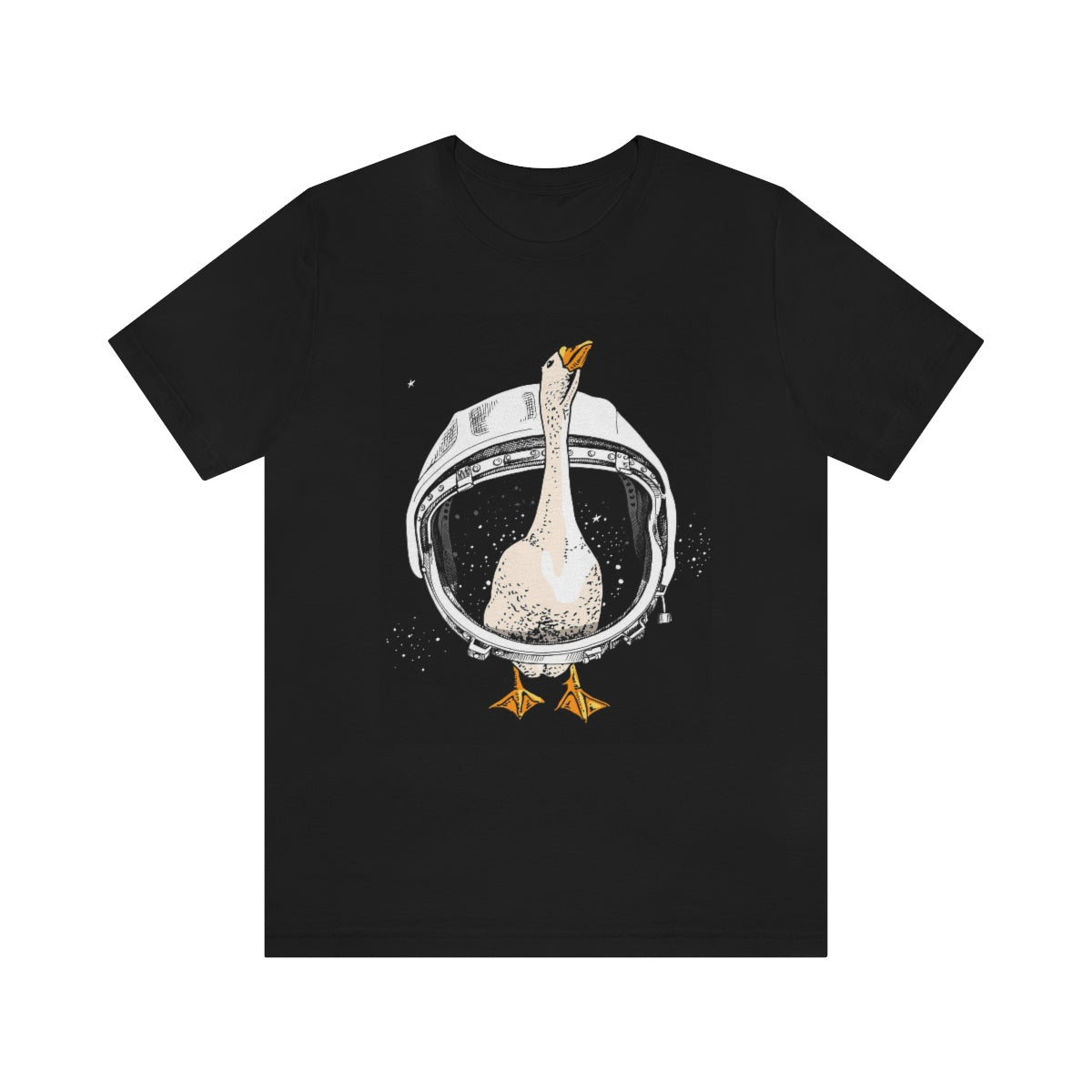 Unisex Jersey Short Sleeve Tee "Goose in a helmet"