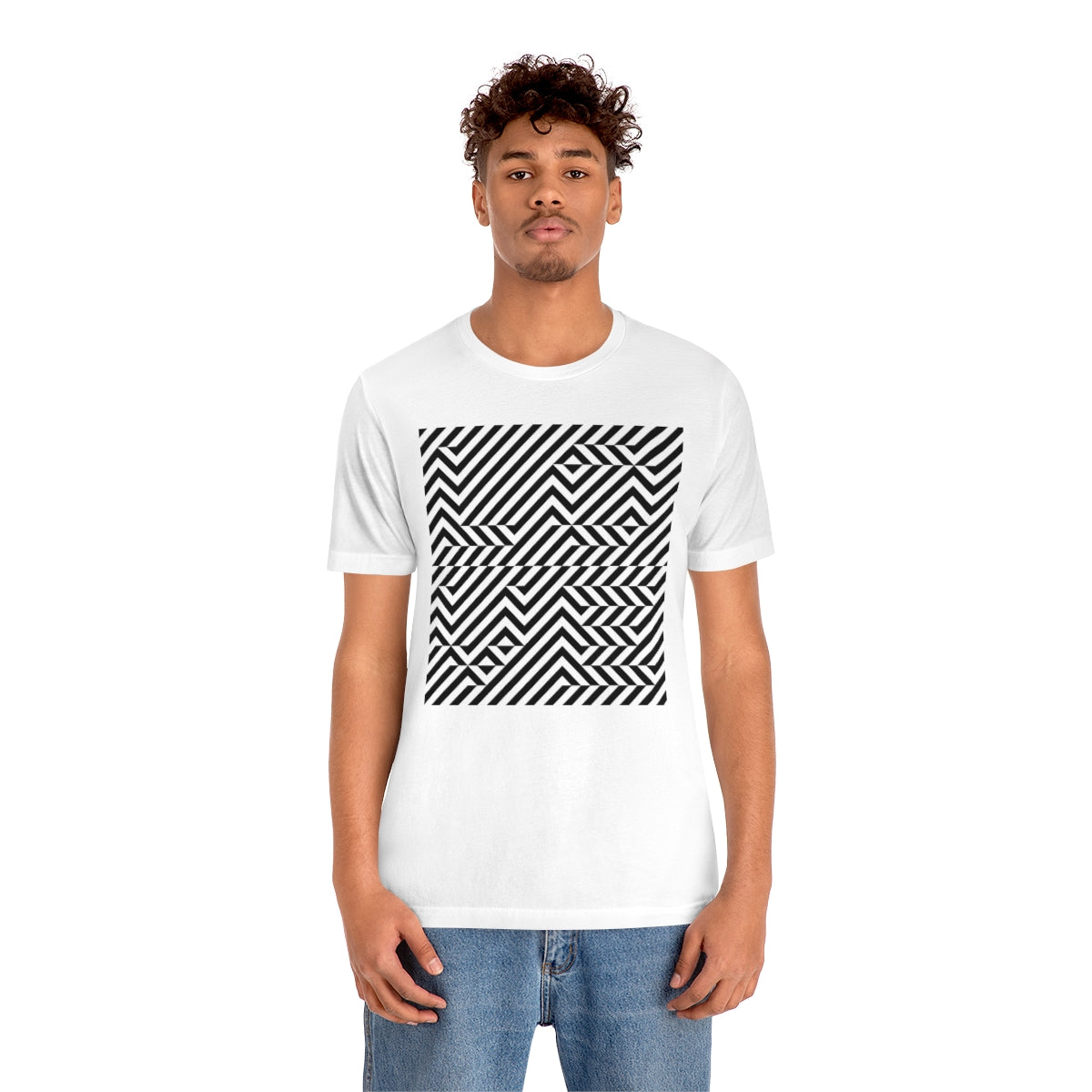 Unisex Jersey Short Sleeve Tee "Optical illusion LOVE"