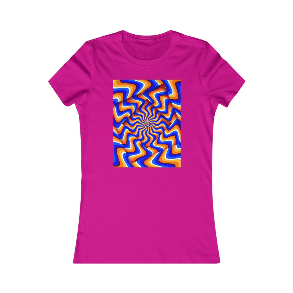 Women's Favorite Tee "Optical illusion Abstract turned frames"