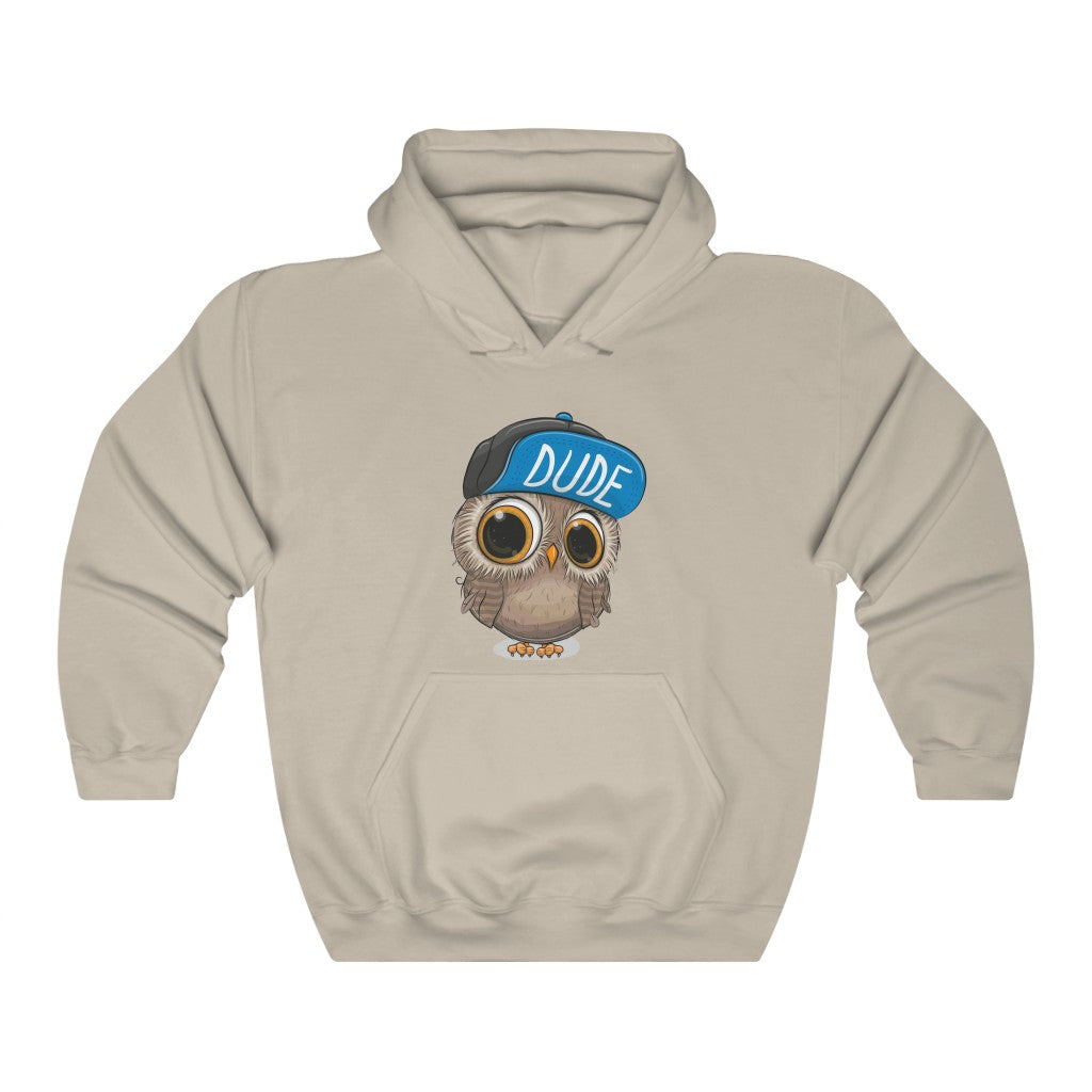 Unisex Heavy Blend™ Hooded Sweatshirt "Cute Cartoon Owl in a cap"