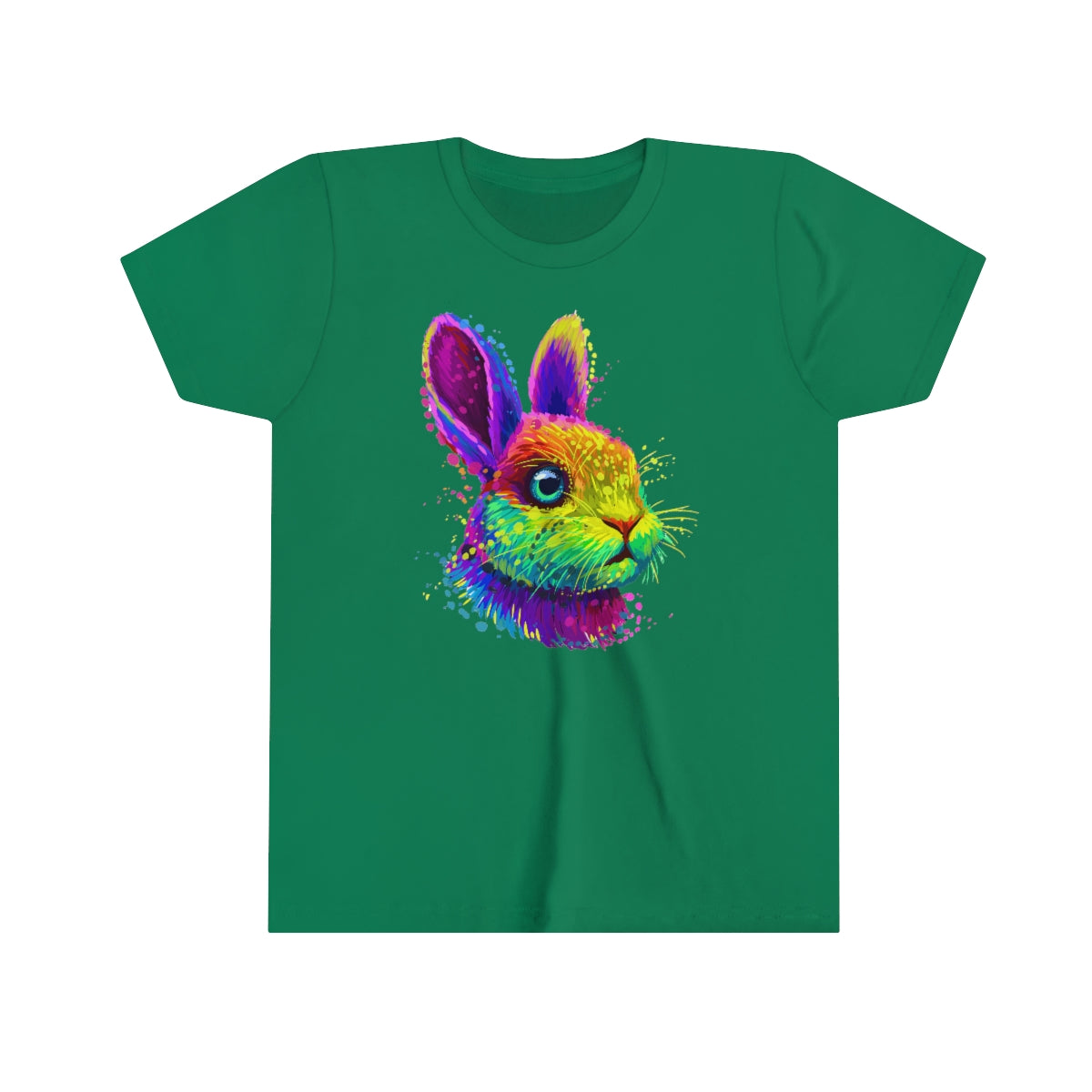 Youth Short Sleeve Tee "Abstract colorful little rabbit"