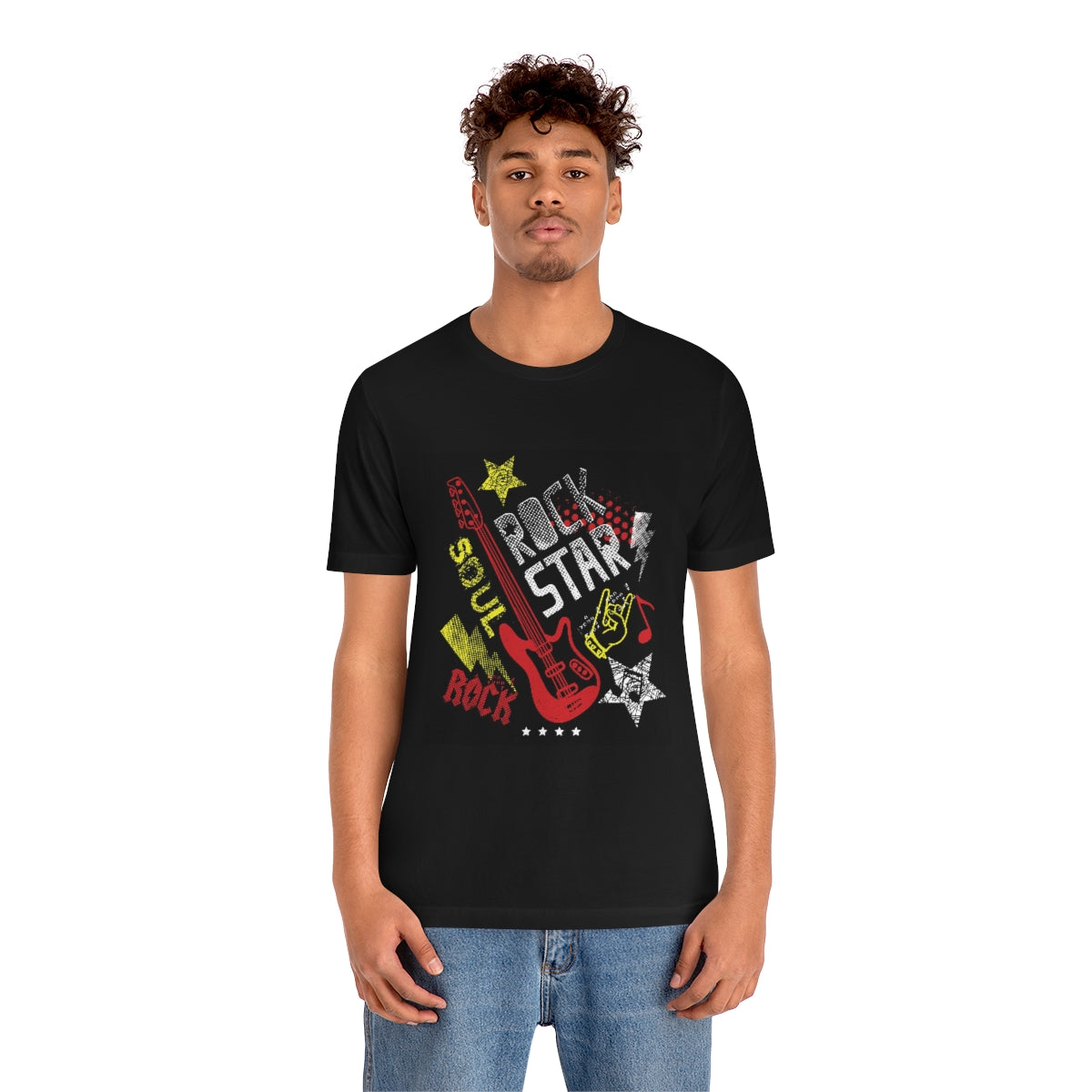 Unisex Jersey Short Sleeve Tee "Rock Star"