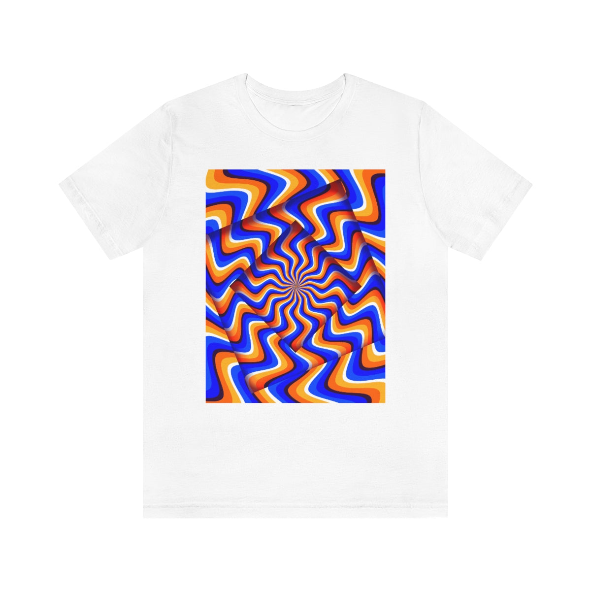 Unisex Jersey Short Sleeve Tee "Optical illusion Abstract turned frames"