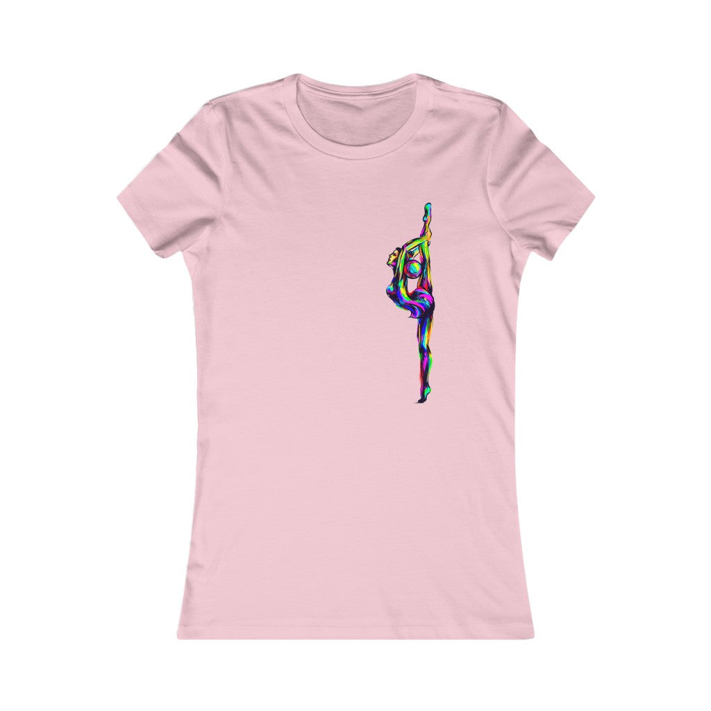Women's Favorite Tee "Abstract girl gymnastics"