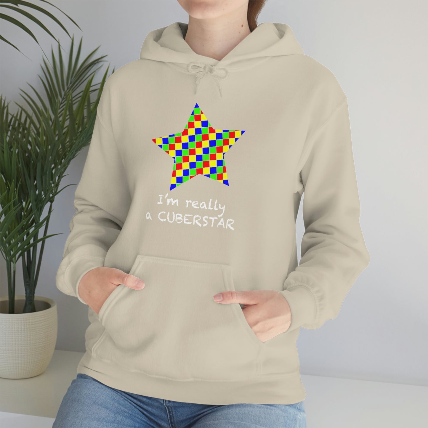 Unisex Heavy Blend™ Hooded Sweatshirt "I'm really a cuberstar"