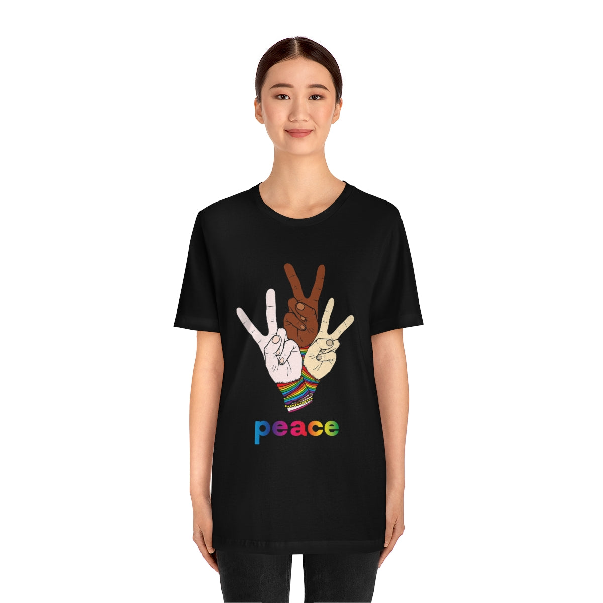 Unisex Jersey Short Sleeve Tee "Peace"