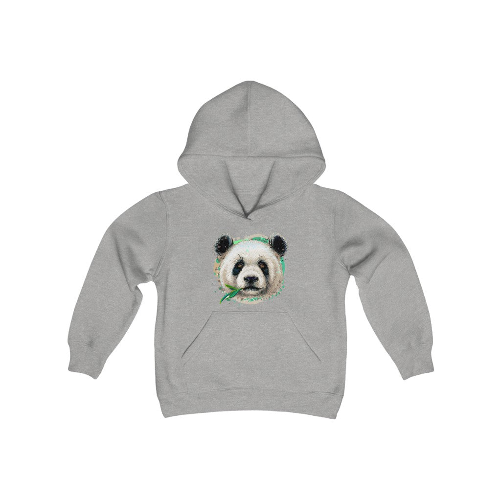 Youth Heavy Blend Hooded Sweatshirt "Colorful panda"