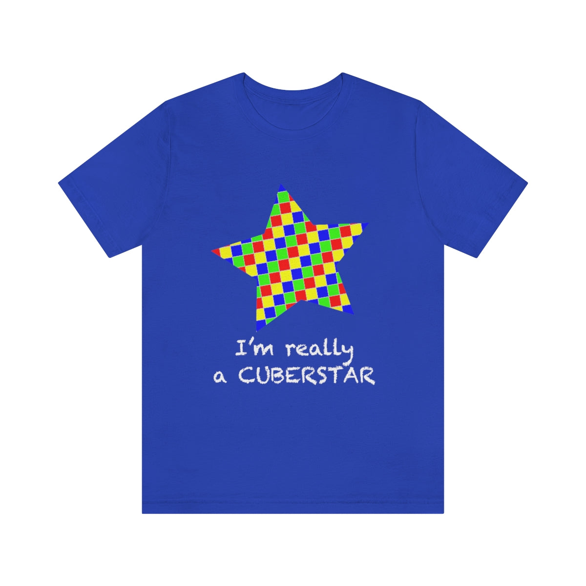 Unisex Jersey Short Sleeve Tee "I'm really a cuberstar"