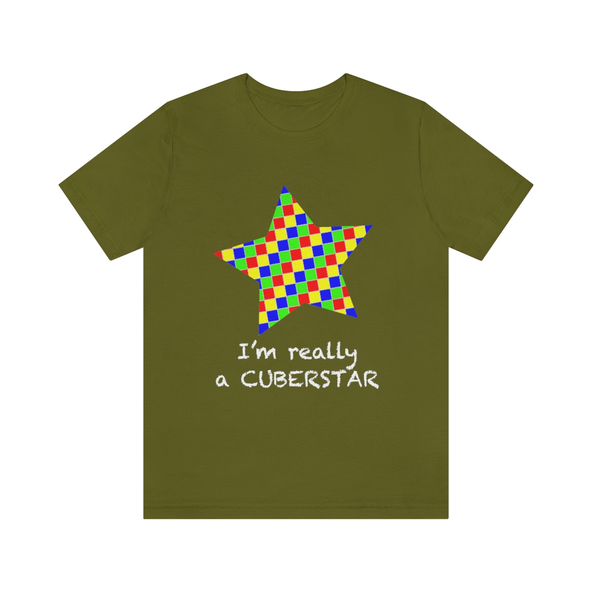 Unisex Jersey Short Sleeve Tee "I'm really a cuberstar"
