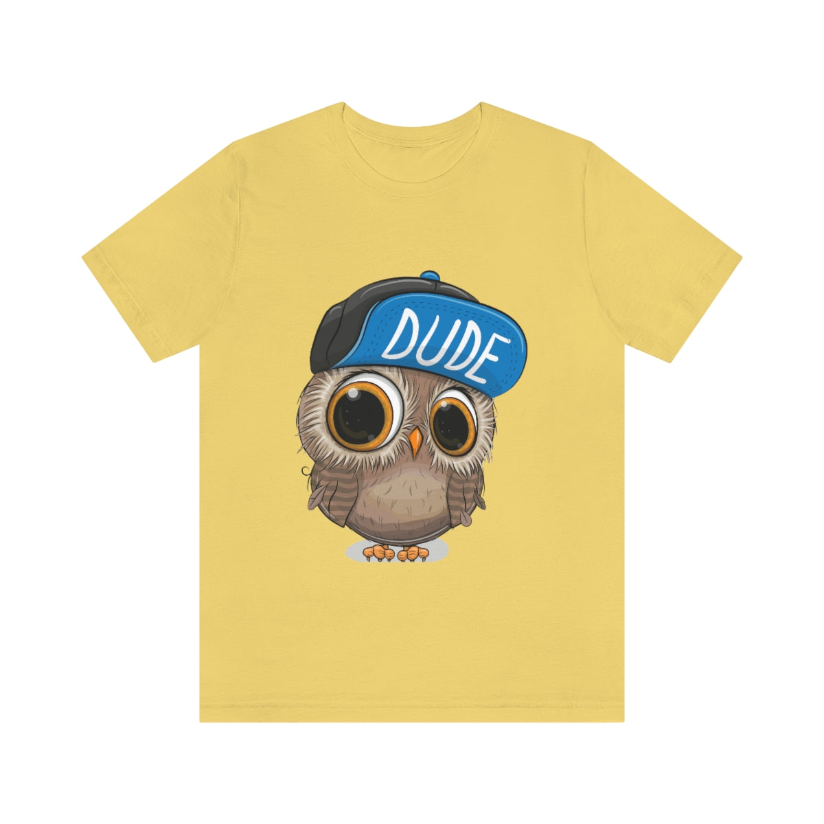 Unisex Jersey Short Sleeve Tee "Cute Cartoon Owl in a cap"