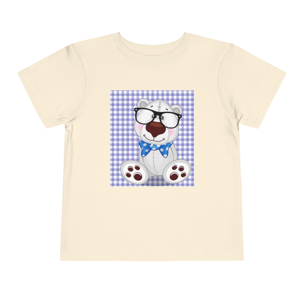 Kids Short Sleeve Tee "Hipster Polar Bear"