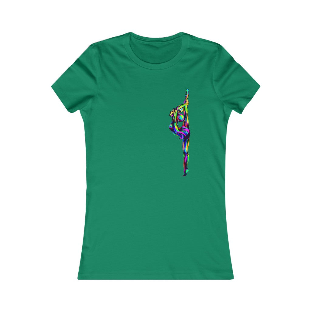 Women's Favorite Tee "Abstract girl gymnastics"