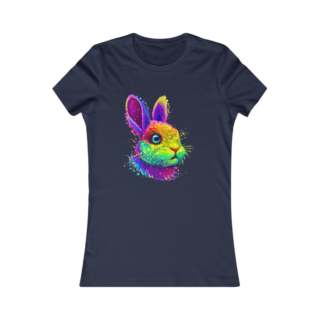 Women's Favorite Tee "Abstract colorful little rabbit"