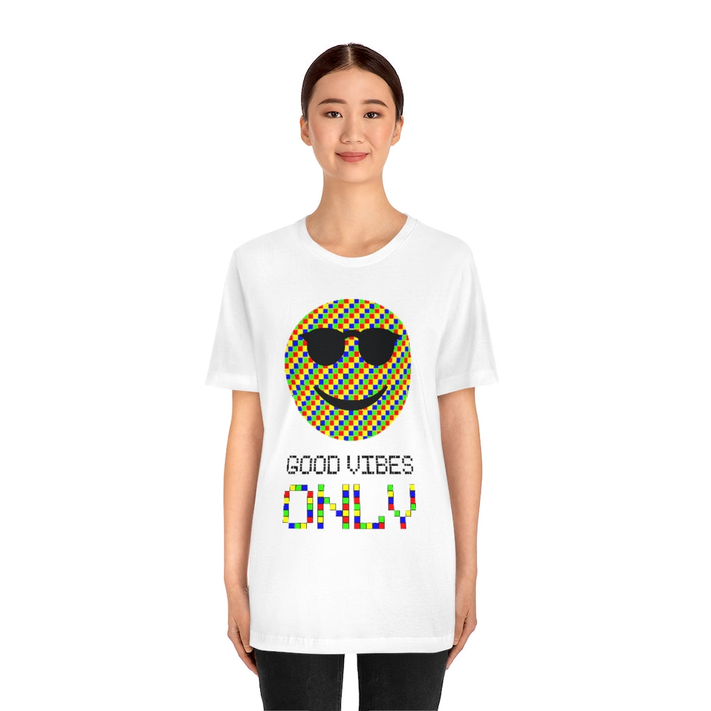 Unisex Jersey Short Sleeve Tee "Good vibes only"