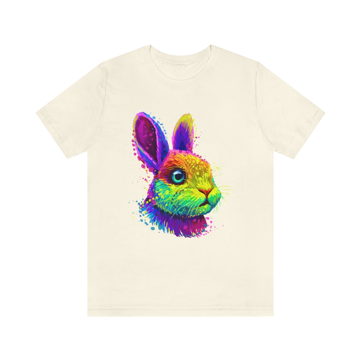 Unisex Jersey Short Sleeve Tee "Abstract colorful little rabbit"