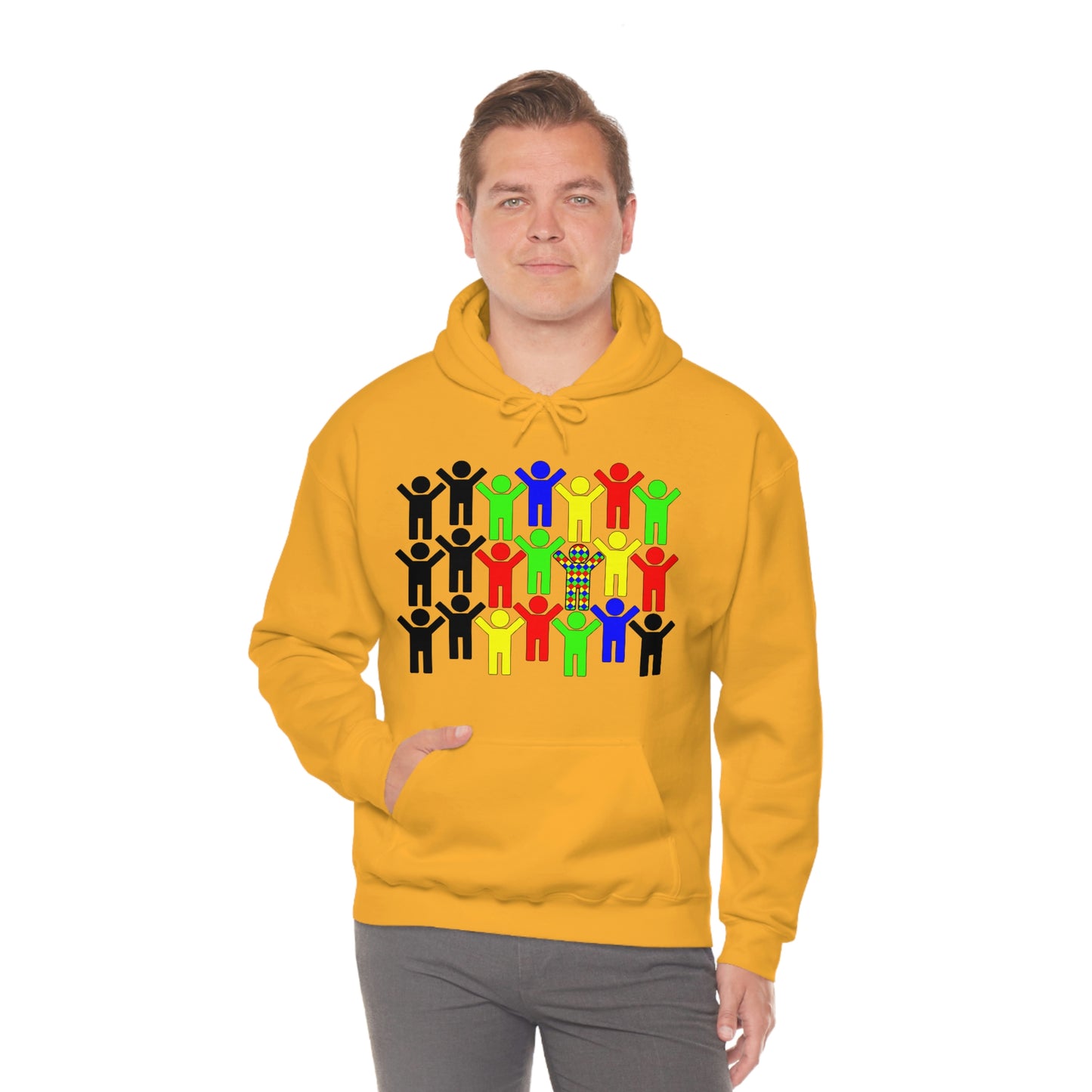 Unisex Heavy Blend™ Hooded Sweatshirt "Change the world by changing yourself"