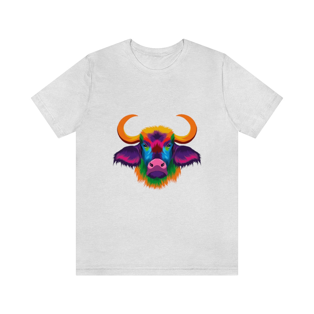 Unisex Jersey Short Sleeve Tee "Abstract colorful bison"