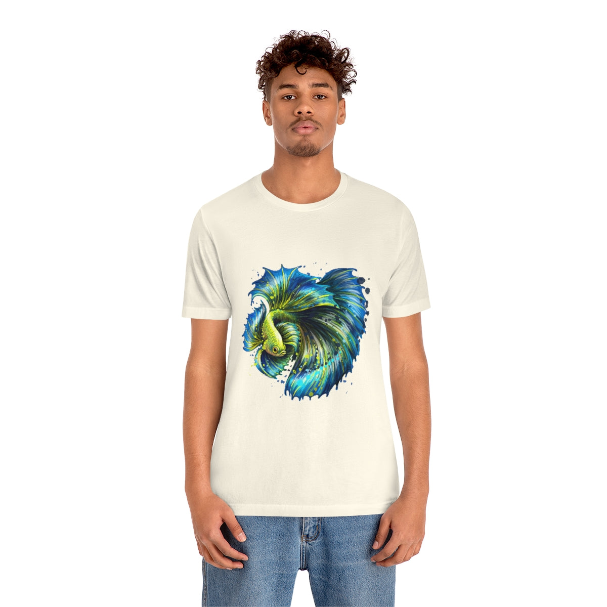 Unisex Jersey Short Sleeve Tee "Colorful tropical fish"