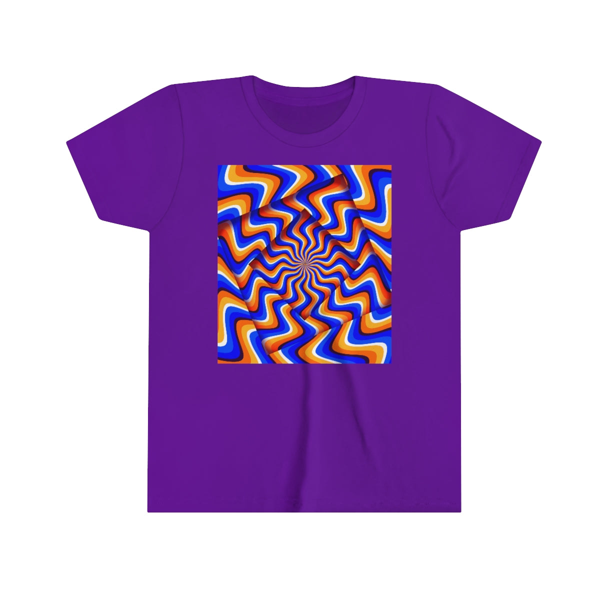 Youth Short Sleeve Tee "Optical illusion Abstract turned frames"