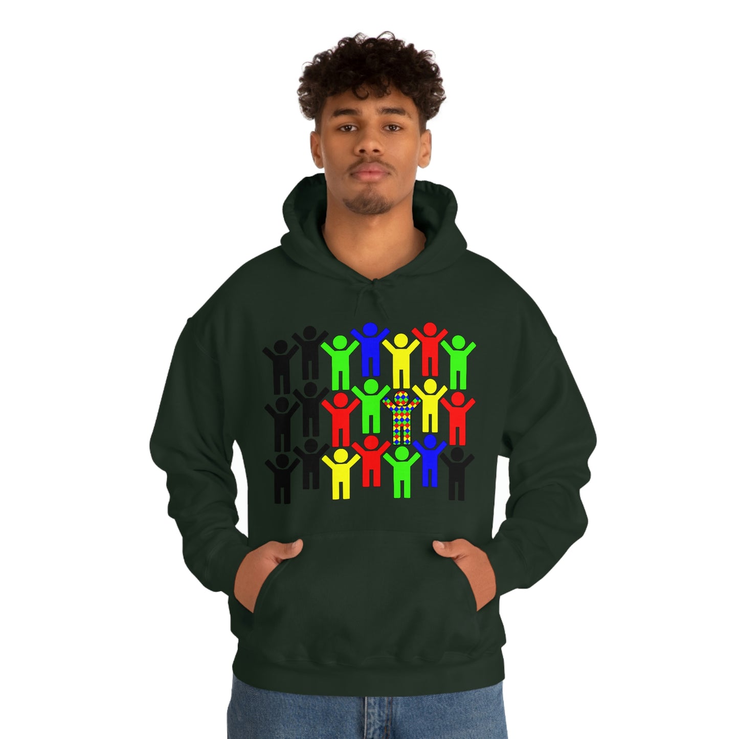 Unisex Heavy Blend™ Hooded Sweatshirt "Change the world by changing yourself"