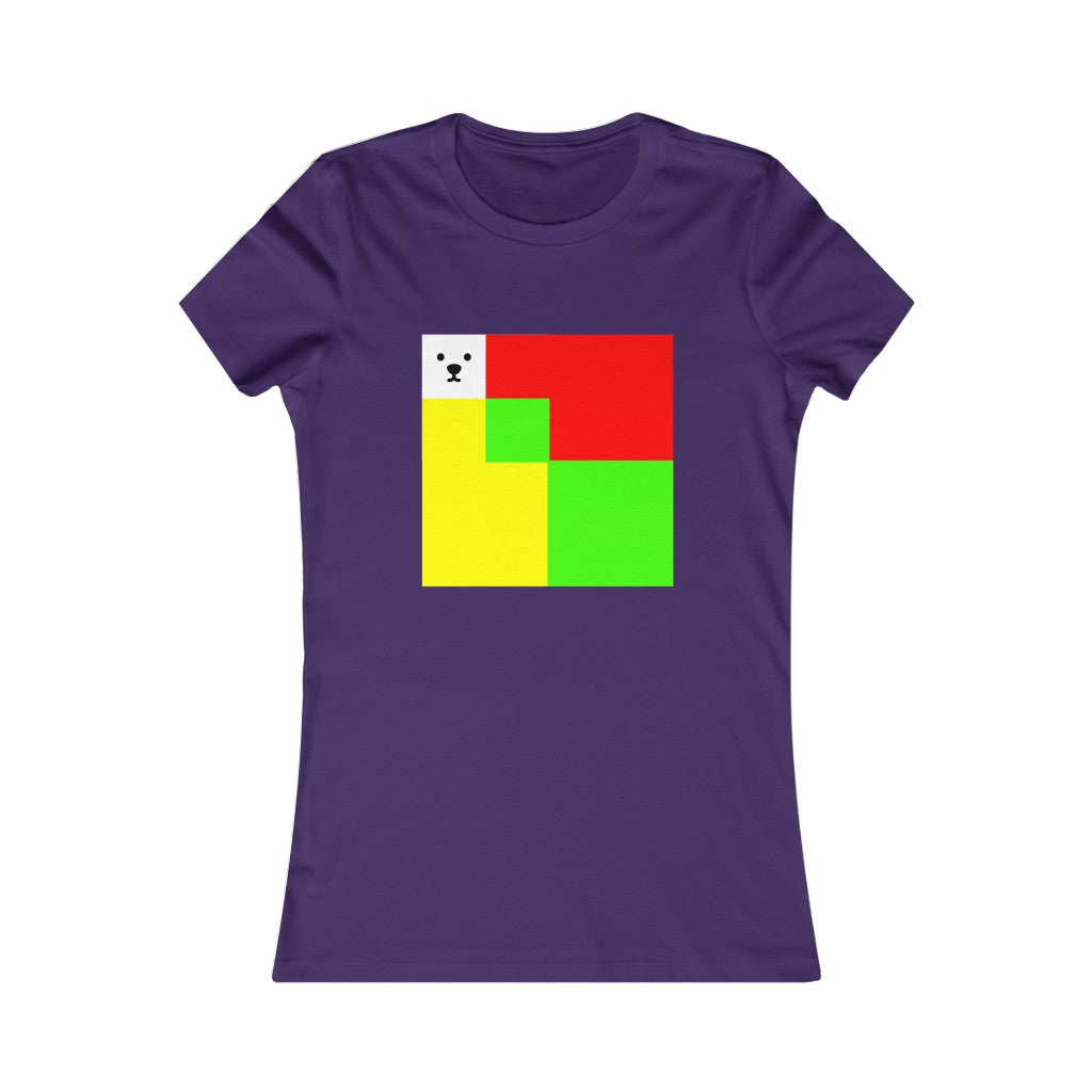 Women's Favorite Tee "CuBeArea abstract"