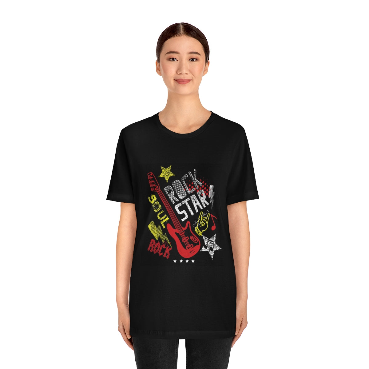 Unisex Jersey Short Sleeve Tee "Rock Star"