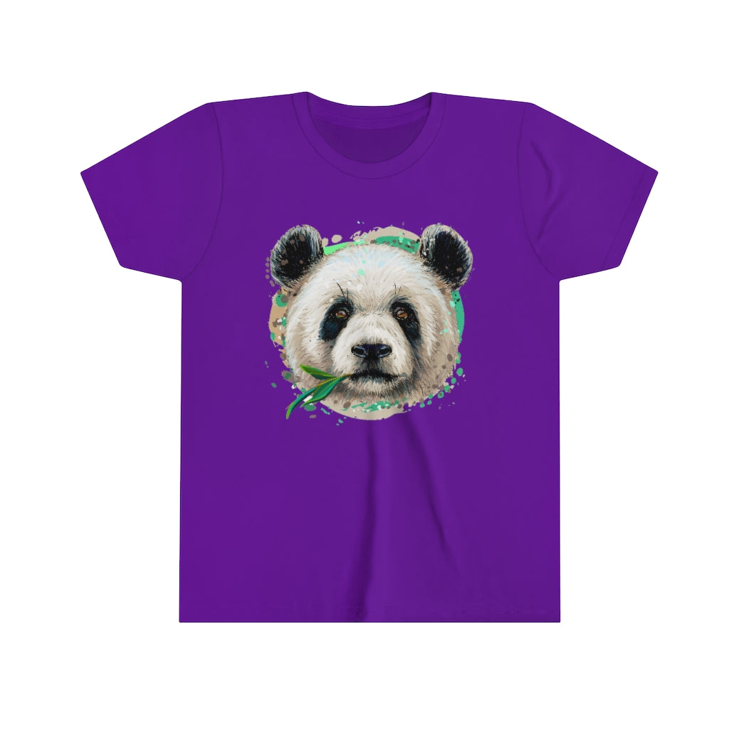 Youth Short Sleeve Tee "Colorful panda"