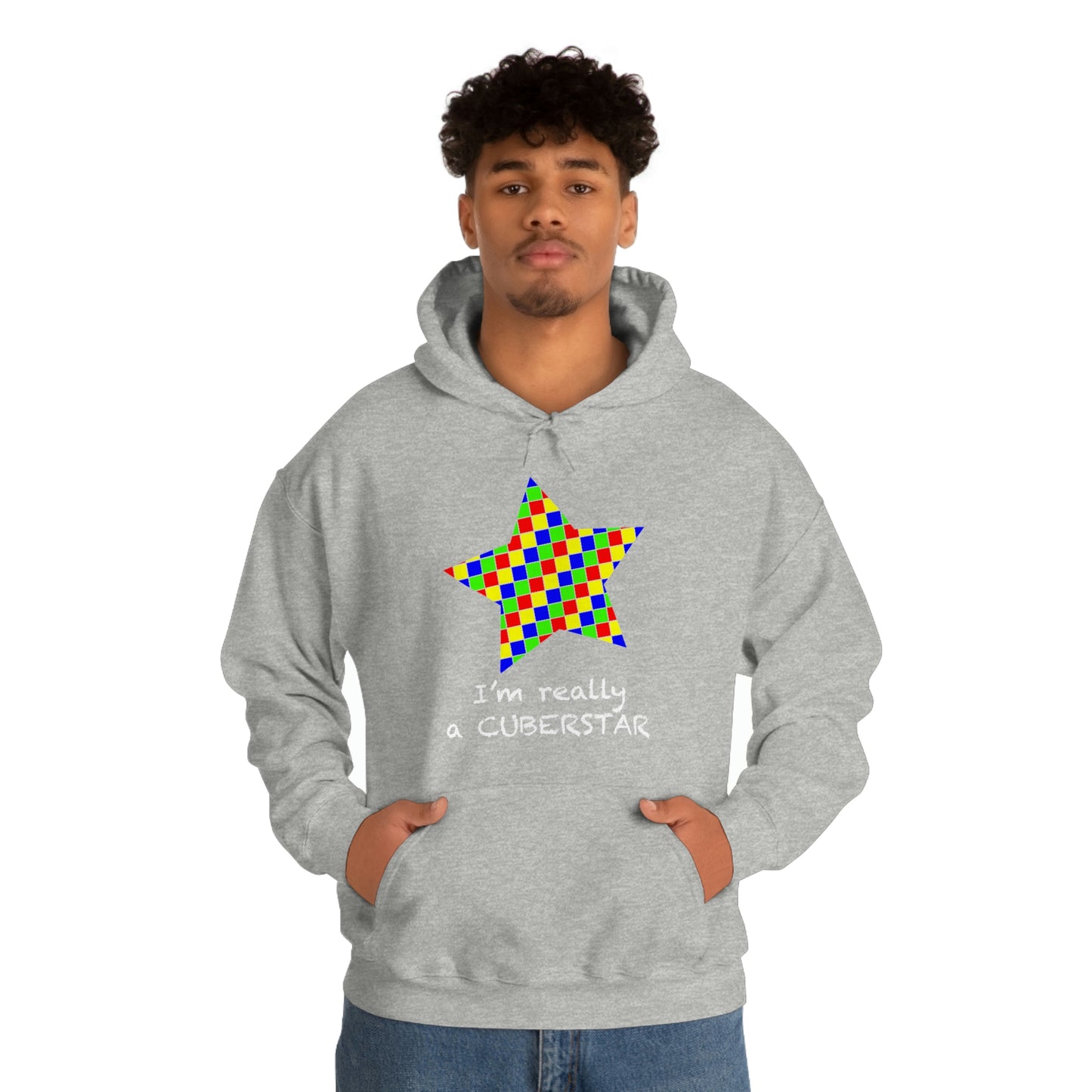 Unisex Heavy Blend™ Hooded Sweatshirt "I'm really a cuberstar"